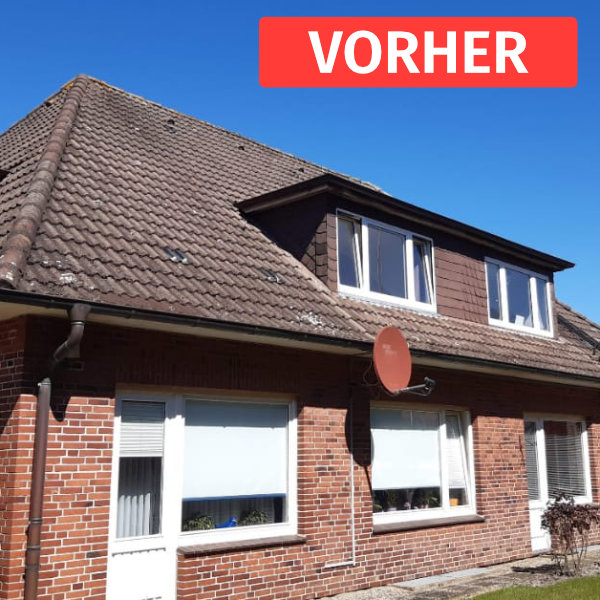 Dach vor der Dachbeschichtung Wilhelmshaven